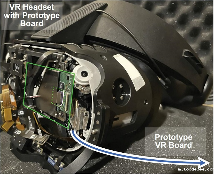 Meta reality labs开发了一个原型VR头部显示器,可以呈现真实的虚拟化身