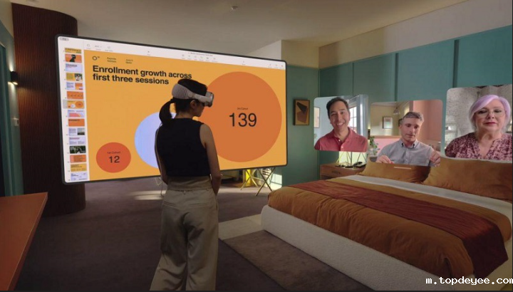 Apple Vision Pro将配备“数字角色网络摄像头”,自动与视频聊天应用程序集成