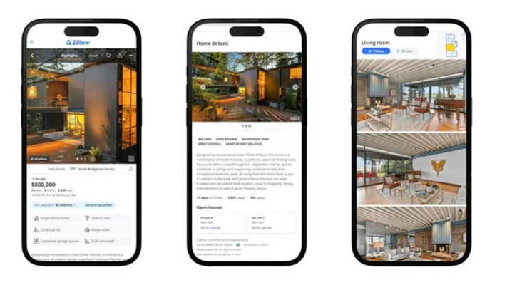 Zillow基于AI创建全新沉浸式房源展示方式