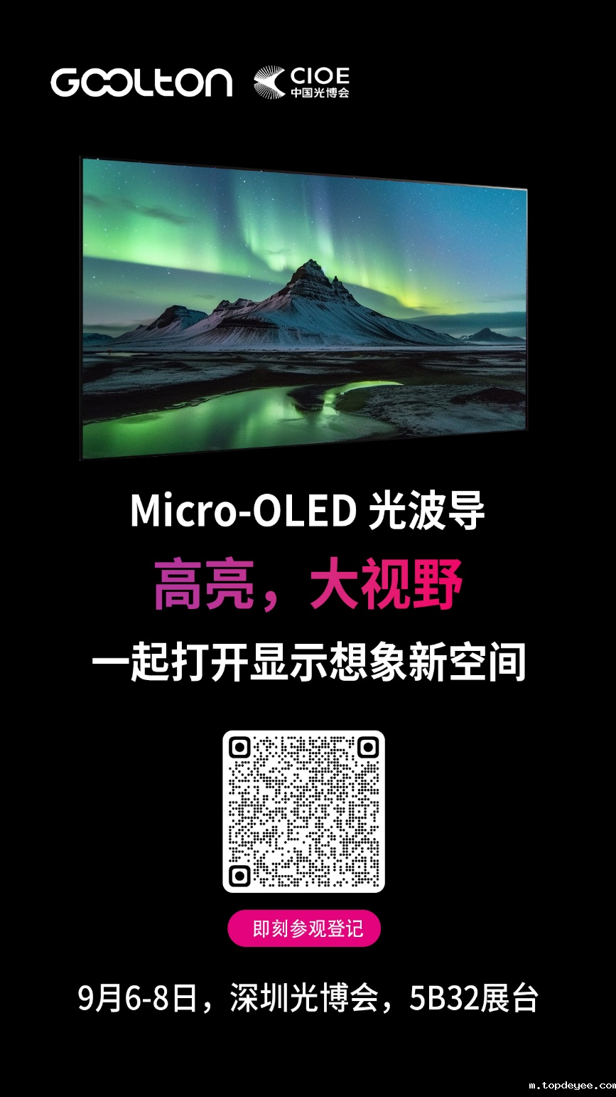 谷东光博会:Micro-OLED 光波导高亮、大视野, 一起打开显示想象新空间