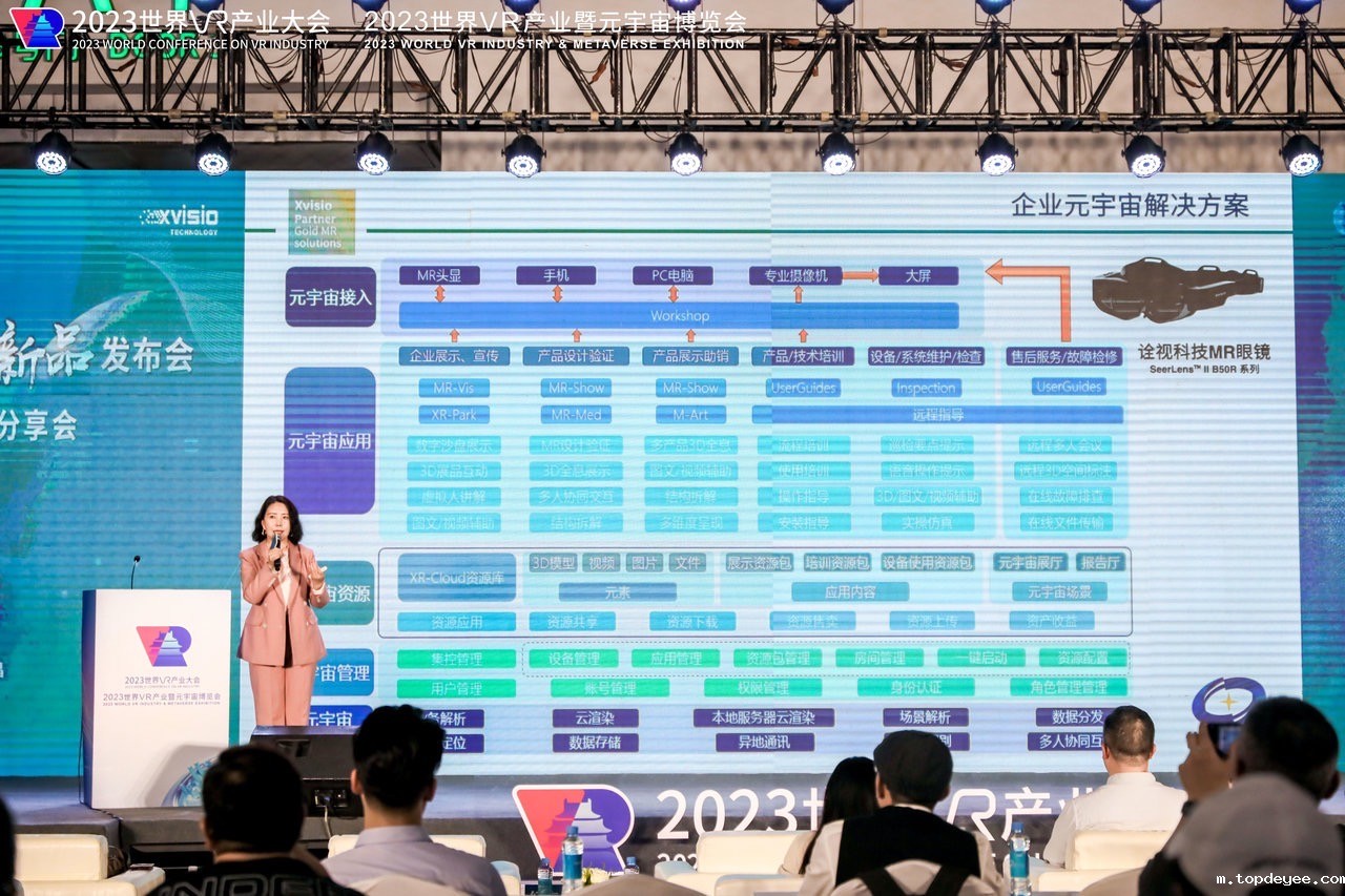 诠视科技携新品亮相2023世界VR产业大会,揭开国产化MR终端新篇章