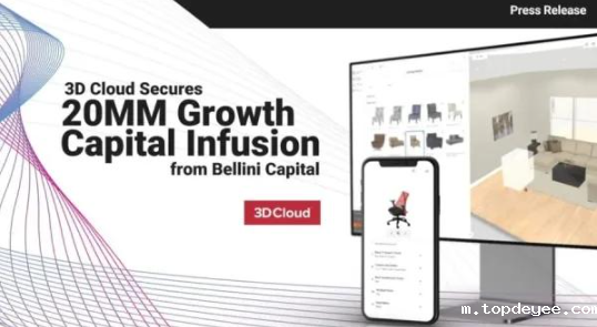 3D Cloud获得Bellini Capital 2000万美元增长资本投资
